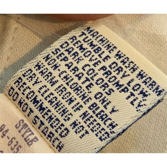 Field Gear Fawn Pleated Button Through Back Pocket Linen Preppy Dress Pants 44 - Picture 9 of 9